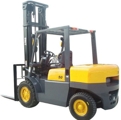 Side Shift/Solid Tyre 5000kgs Diesel Forklift with High Lifting Height and Steel Rubber Fork