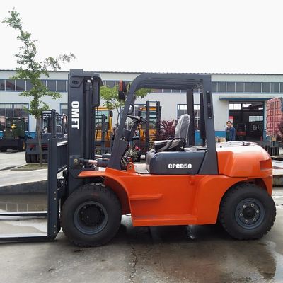 Diesel Forklift with Solid Tires Truck Emission Standard Euro II/III/IV and Us EPA