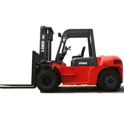 8ton Diesel Forklift Truck with CPCD80 and Min. Width of Right Angle Channel 3060mm