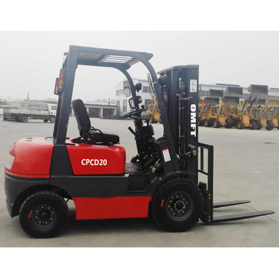 2.0 Ton Diesel Forklift Truck 2t Material Handling Equipment with OEM and Spare Parts