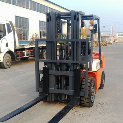 3.5 Ton Diesel Forklift Truck with 5m Triplex Full Free Mast and Pneumatic Tyres