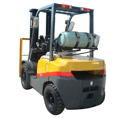 3ton Gasoline Lp Gas Dual Fuel Forklift Trucks with Solid Tyre Tcm Technical Petrol LPG Forklift