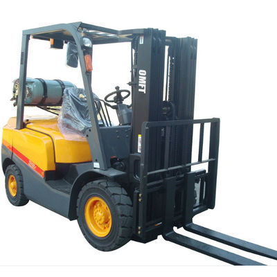Gasoline Lp Gas LPG Dual Fuel Forklift Toyota Style for Wide Right Angle Stacking