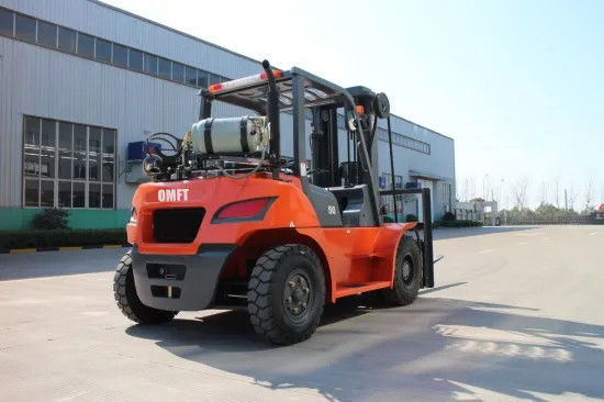 Max.Gradeability 20% 5ton 6ton 7ton Big Dual Fuel Forklift LPG Forklift Tires Pneumatic