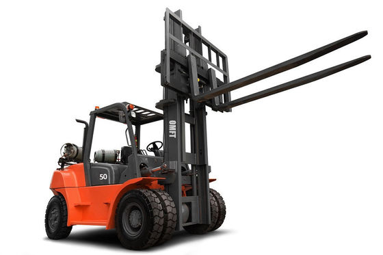 Competitive Omft 5ton LPG/Gas Forklift with Efficiency Fork 1070mm Front Overhang 590mm