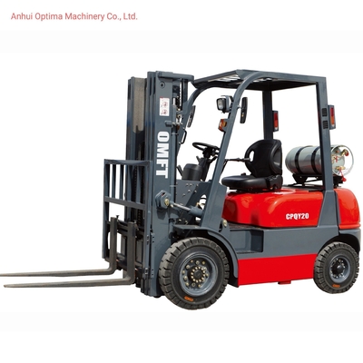 Steel and Rubber 4 Wheel Gasoline Reach LPG Petrol Forklift at 2ton/2.5ton/3ton/3.5ton
