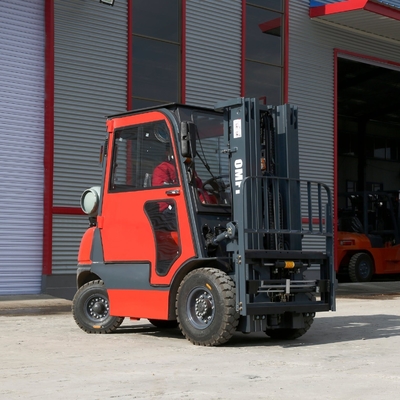 Steel and Rubber 4 Wheel Gasoline Reach LPG Petrol Forklift at 2ton/2.5ton/3ton/3.5ton