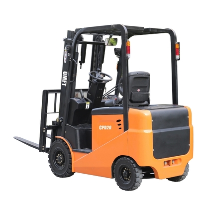 2010mm Min. Turning Radius 2.0 Ton Electric Forklift Truck with 4m Two Stage Full Free Mast