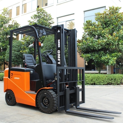 2010mm Min. Turning Radius 2.0 Ton Electric Forklift Truck with 4m Two Stage Full Free Mast