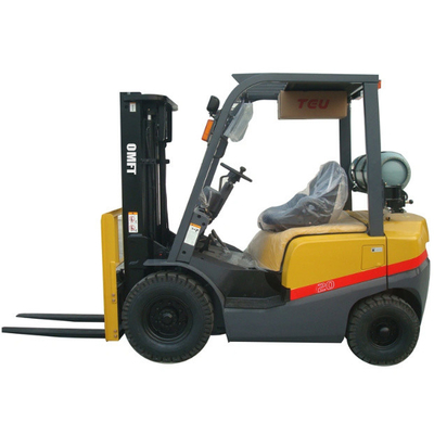 920mm Fork Forklift with Side Shift Cabin Solid Tire and Double Fuel EPA Certificated