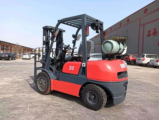 3t 3000kgs 3t Cushion Tire Gasoline LPG 3m 4.5m Full Free Mast Dual Fuel Forklift Trucks Toyota Hyster/Yale/Linde 1.5-3.5ton Fork Lift