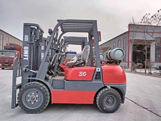 3t 3000kgs 3t Cushion Tire Gasoline LPG 3m 4.5m Full Free Mast Dual Fuel Forklift Trucks Toyota Hyster/Yale/Linde 1.5-3.5ton Fork Lift