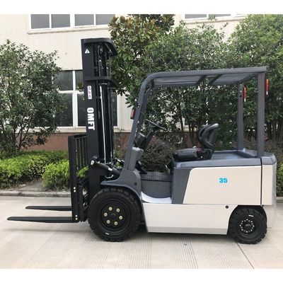 3.5t Electric Forklift Truck with 3.5m Two Stage Full Free Mast and 72V/550ah Battery