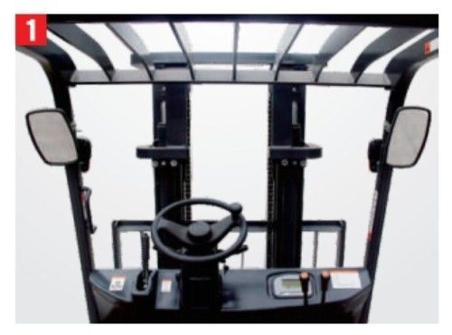 Fork 1220mm 5ton 6ton Electric Counter Balance Forklift for Cold Storage Warehouse