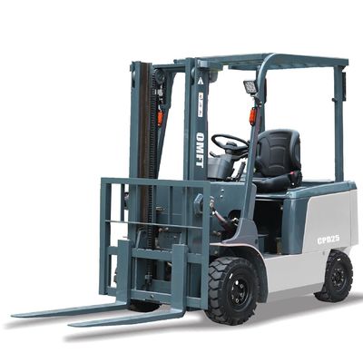 1070mm Fork Electric Forklift Truck with AC System 3ton 3000kgs OEM and Spare Parts