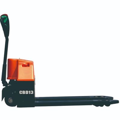 Steel Rubber Electric Pallet Truck with Full Electric Design and 1300kg Load Capacity