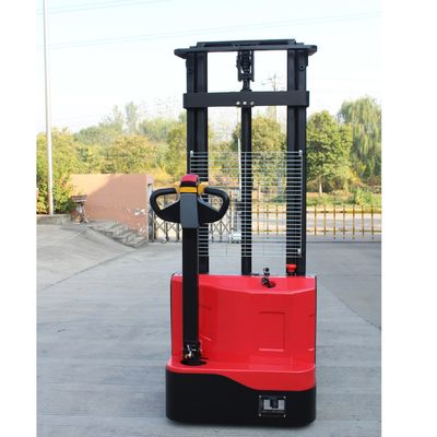 1.5t Electric Pallet Stacker 1500kg Capacity 1.6m 2m 2.5m 3m Mast Ce ISO SGS Standard