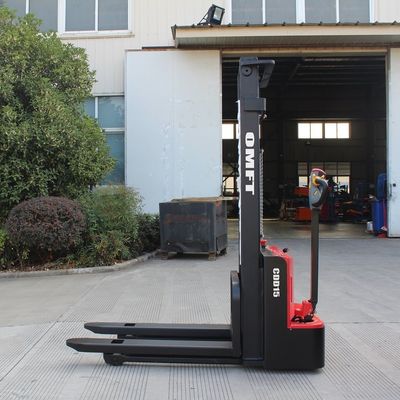 1.2 Ton Electric Pallet Stacker with 2500mm Lifting Height and Free Battery Charger
