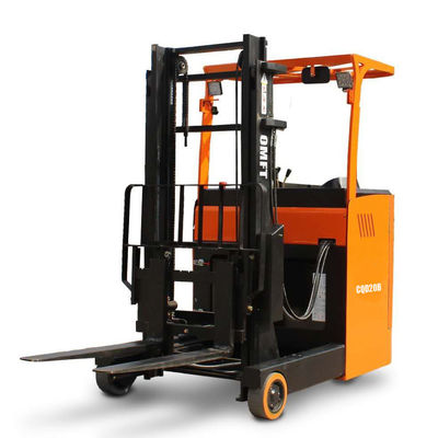 Supply CQD15B 1.5 Ton Electric Seated Reach Stacker Truck with Steel and PU Material