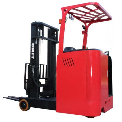 Steel and PU Battery Pallet Reach Stacker Truck with Lift Height 3000-7000mm