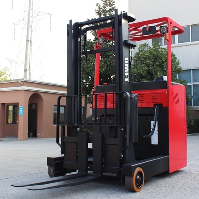 Steel and PU Battery Pallet Reach Stacker Truck with Lift Height 3000-7000mm