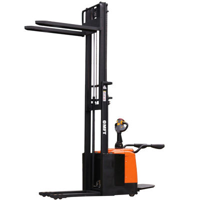 1.6 Ton Electric Pallet Stacker Standing Type with EPS Steering and Battery Operation