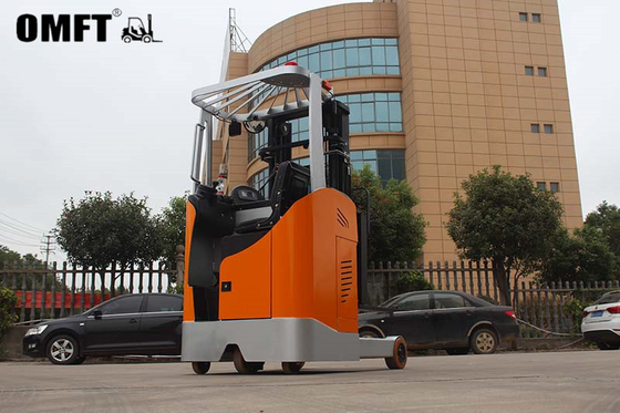 Not Adjustable Cab Location Steel and PU Reach Truck Stacker 2000kg for Industrial