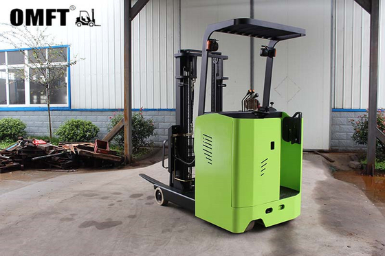 Not Adjustable Cab Location Double Scissor Forks Battery Reach Truck with CE Certification