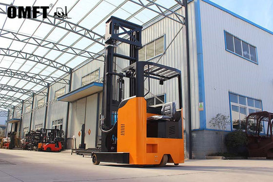 2 Ton 3-Stage Mast Electric Reach Truck Forklift Seated Type CQD 1.2 Ton with CE ISO