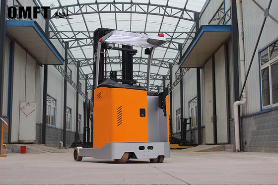 Travel Speed of 10km/H 2500kg 5500mm Electric Reach Truck with Triplex Full Free Mast