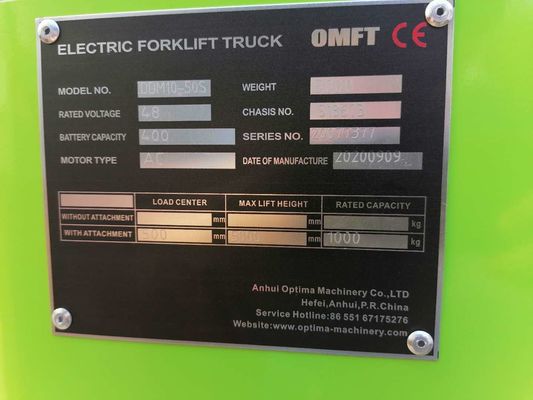 3-Way Narrow Aisle Electric Forklift with 1.5 Ton Load Capacity CE ISO SGS Standard