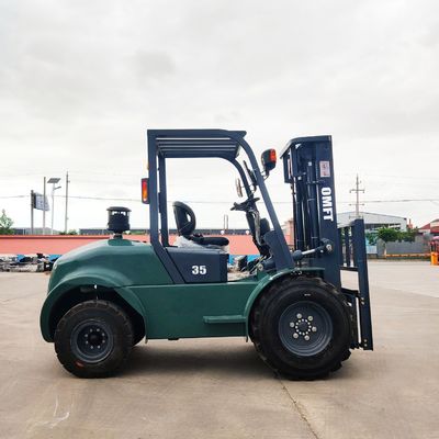 1220mm or 1070mm Fork 3.0 Ton Rough Terrain Diesel Forklift Truck 3t for Industrial