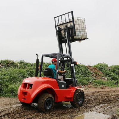 1220mm or 1070mm Fork 3.0 Ton Rough Terrain Diesel Forklift Truck 3t for Industrial
