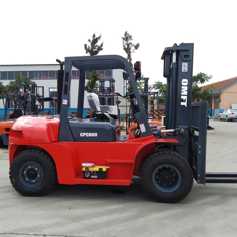 3m/4.5m/5m/6m Lifting Height Diesel Forklift 6ton/6000kgs with Side Shift/Solid Tyre