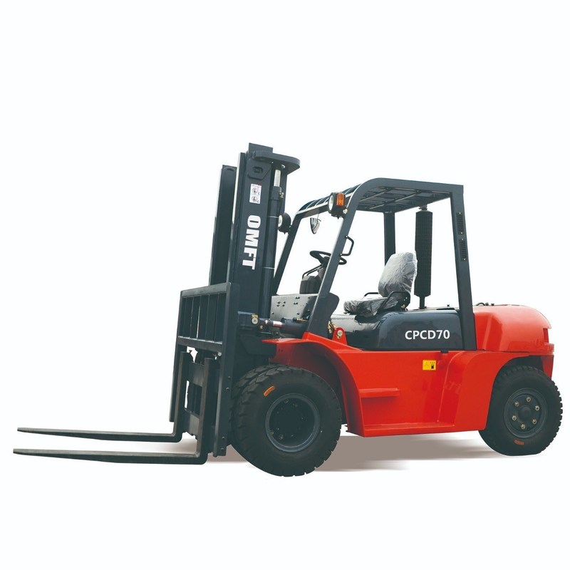 7ton Diesel Forklift with Lift Height 3000-7000mm Min. Width of Right Angle Stacking 5620mm