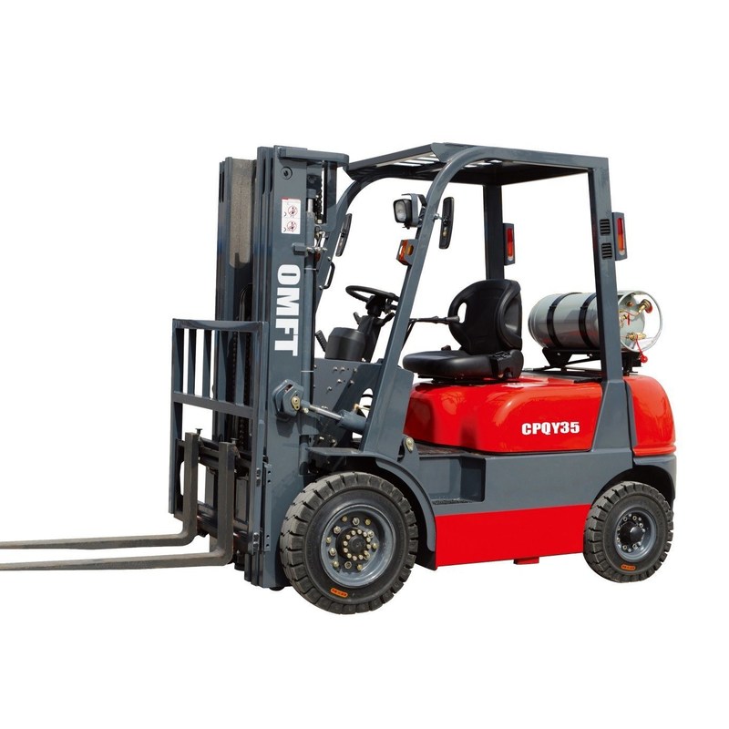 Toyota Model Omft 3.5t 3500kgs LPG Gas Dual Fuel Petrol Forklift Fg35 with Impco