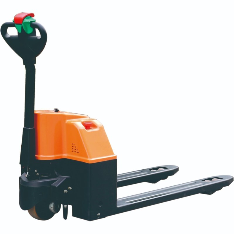 Steel Rubber Electric Pallet Truck with Full Electric Design and 1300kg Load Capacity